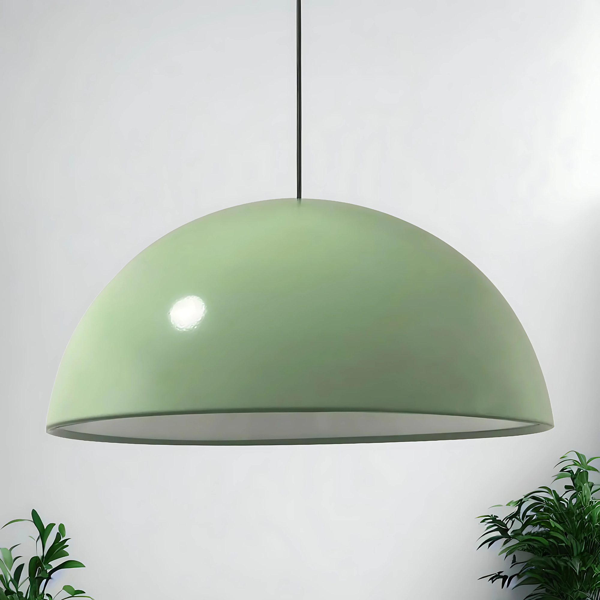 High-quality, Large Size, Mint Green Modern Pendant Light