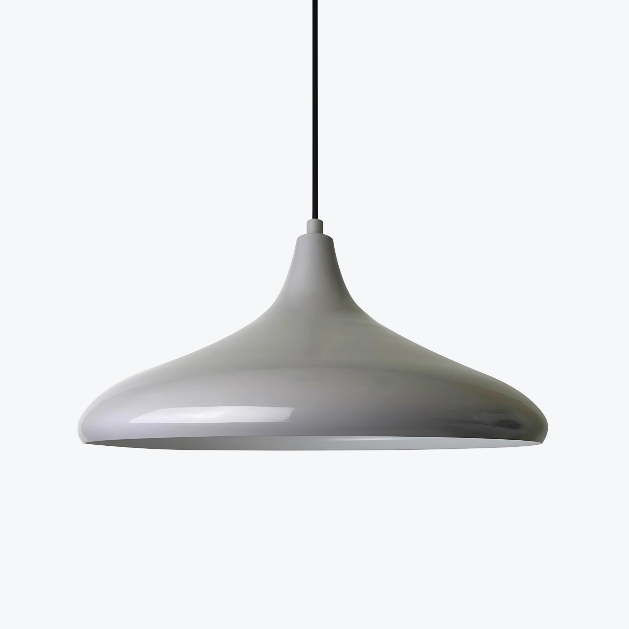 Modern Gray Pendant Light for Kitchen Island, Dining Room or Living Room