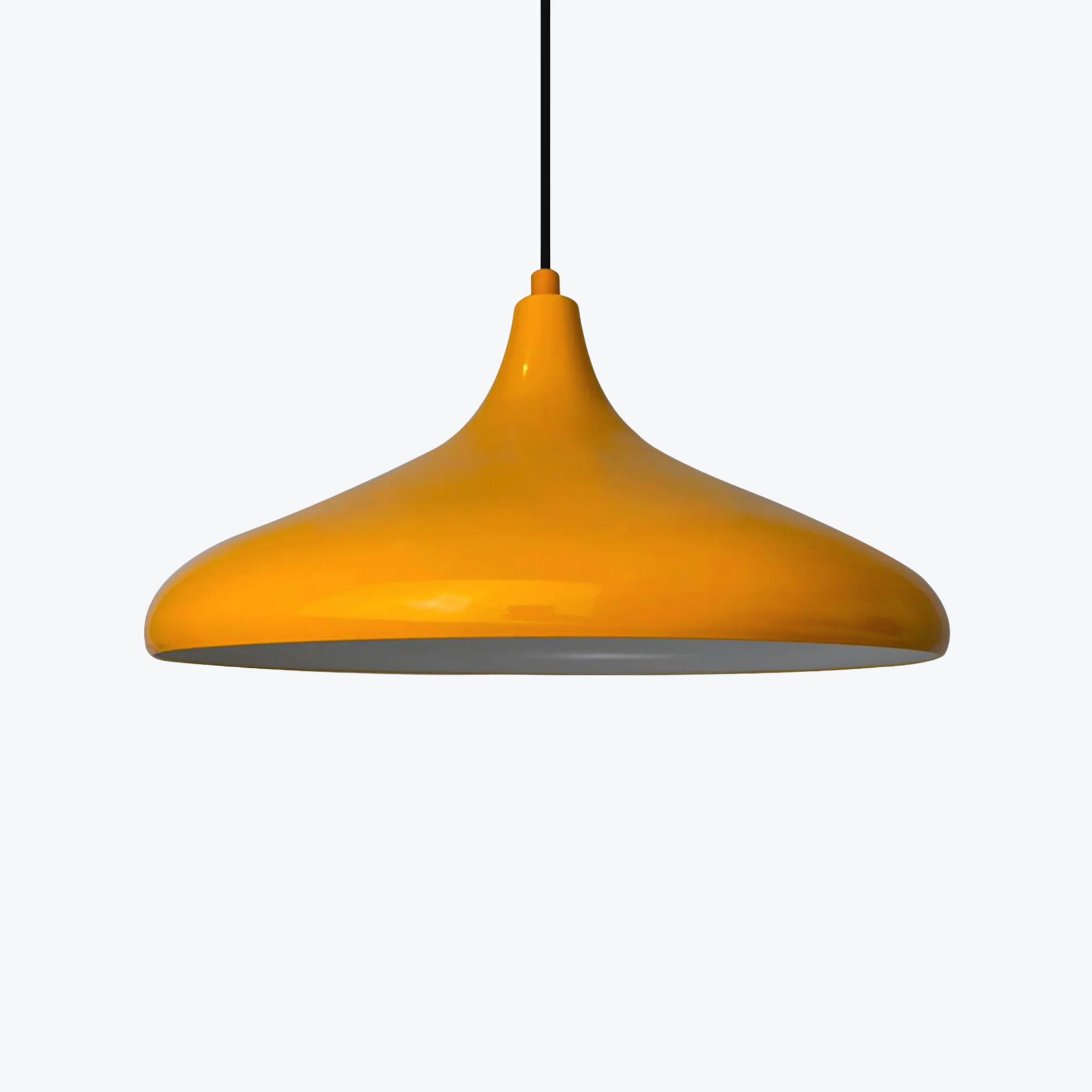 Modern Mustard Yellow Pendant Light for Kitchen Island, Dining Room or Living Room